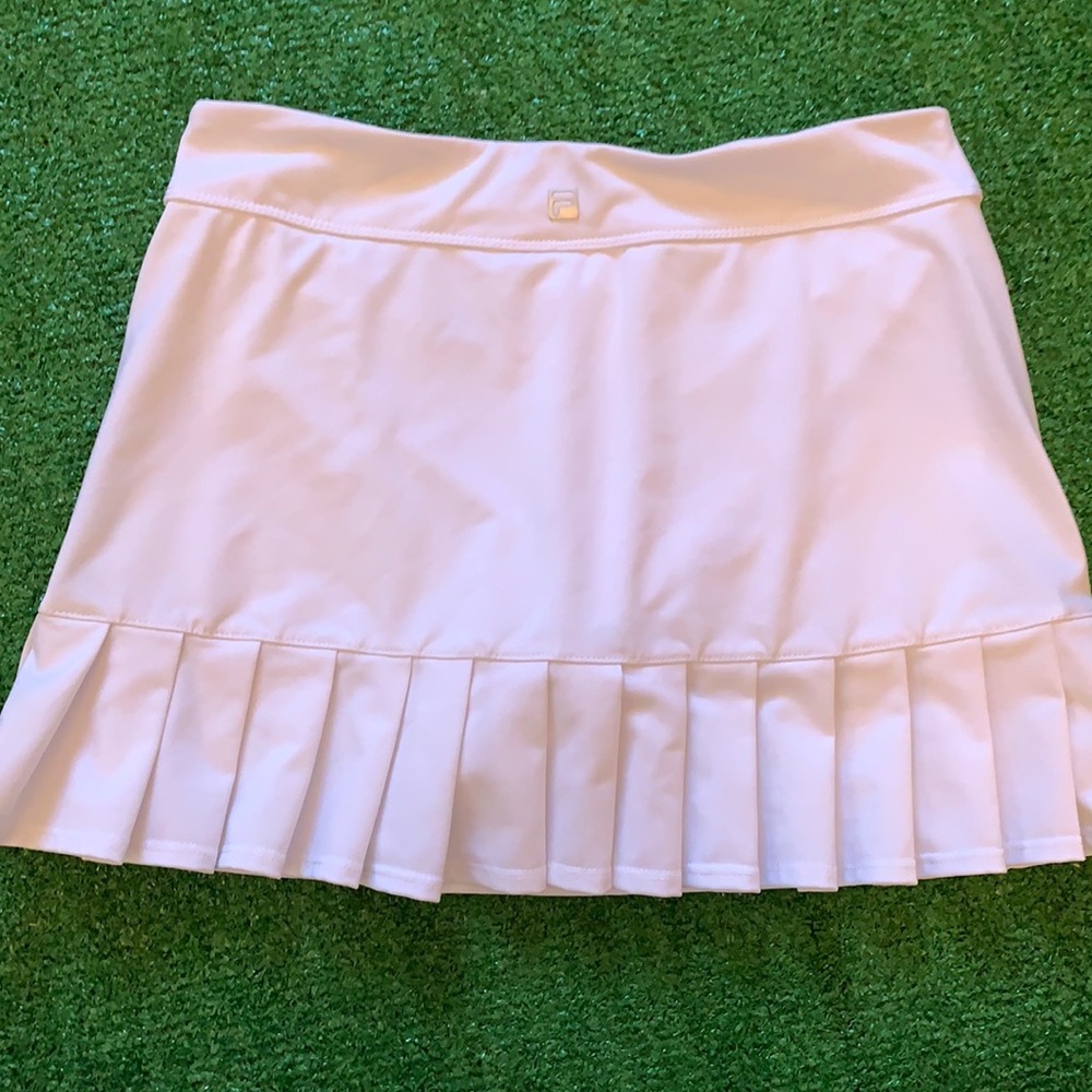 White Fila tennis skort